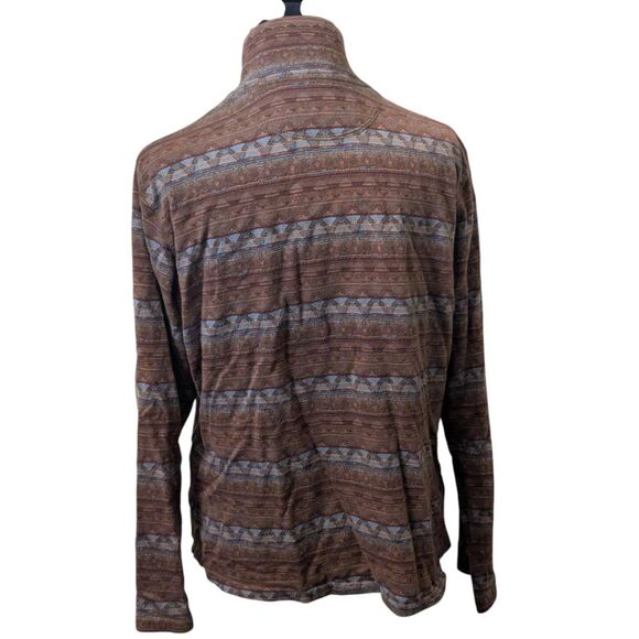Vintage Woolrich Quarter-Zip Pullover Sweater - Aztec Southwest Print Gorpcore - Picture 5 of 5